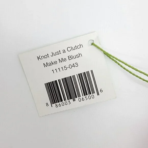 Vera Bradley Knot Just A Clutch Shoulder Bag Make Me Blush Retired Quilted Soft - Picture 4 of 13